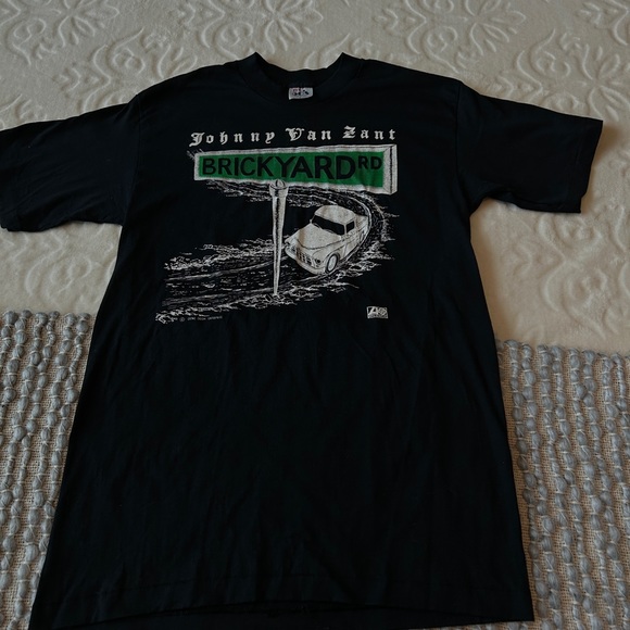 Brickyard Road/Johnny Van Zant blk t-shirt L w/note from songwriter. - Picture 2 of 4